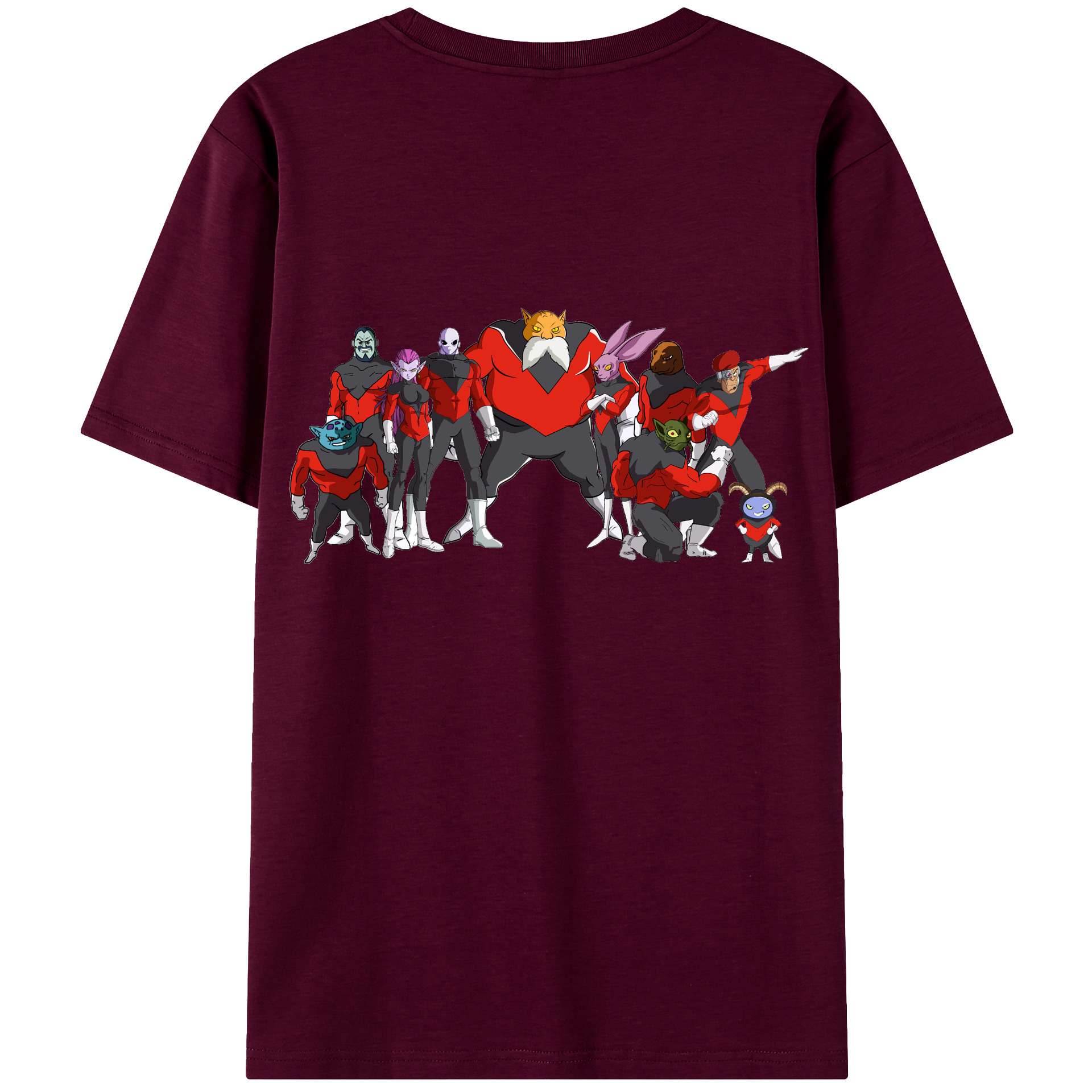 （画像用） ドラゴンボール DRAGON BALL レディース半袖Tシャツ(バックプリント)